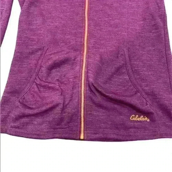 Cabela’s Pink and Purple Zip‎ Up Size Small - Picture 2 of 6